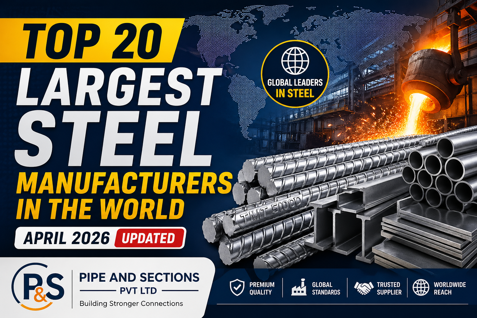 Top 20 Largest Steel Manufacturers in the World
